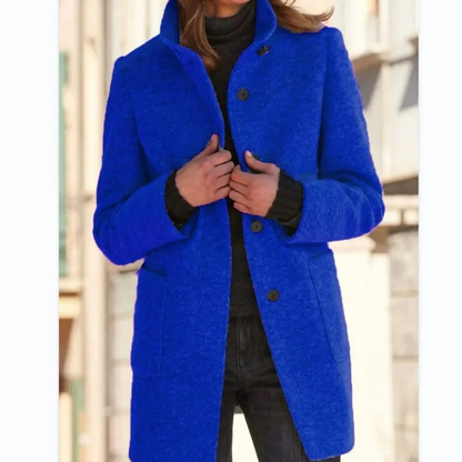 Manteau Femme Long en Coton Imperméable Élégant