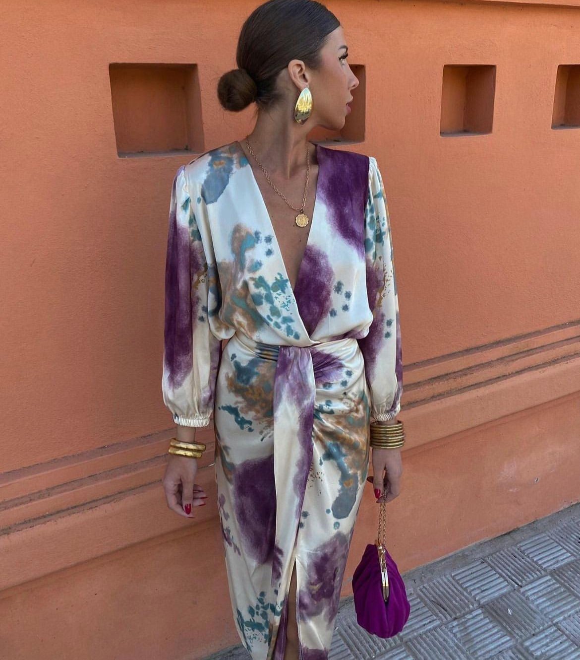 Robe Femme Coupe Fluide Décolleté en V