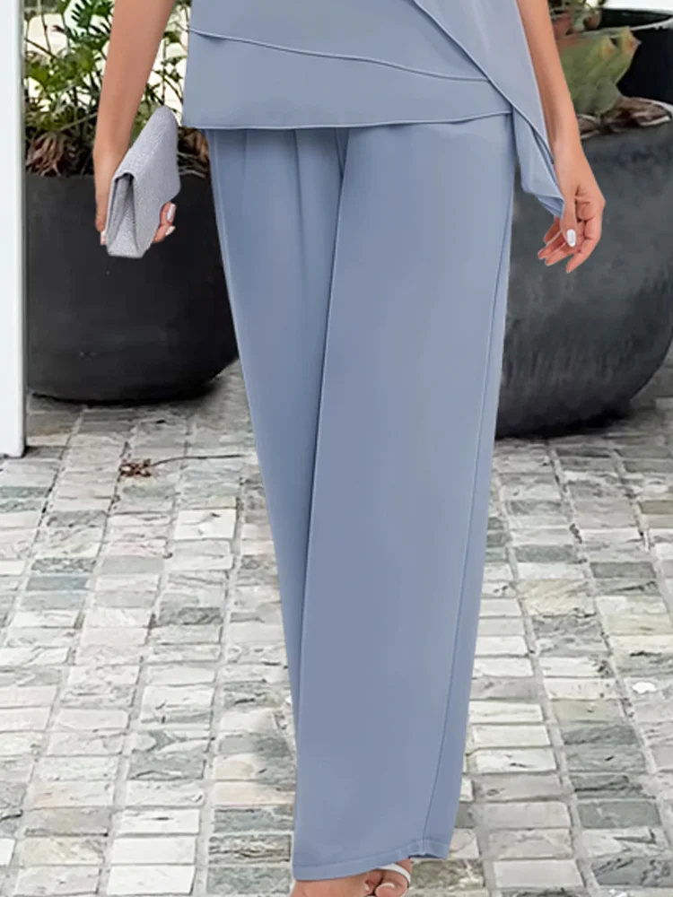 Robe Été Femmes Élégante Ensemble Chic