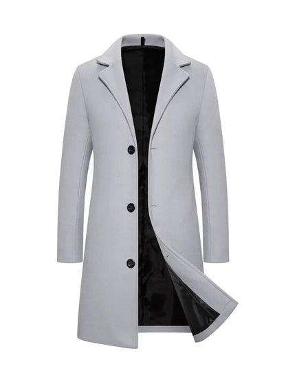 Trench-coat Classique pour Homme avec Ceinture