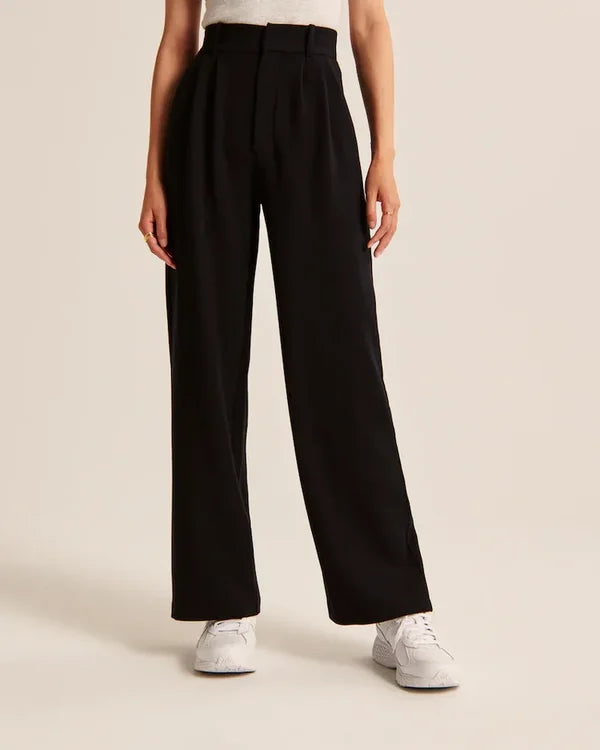 Pantalon Tailleur Féminin Élégant
