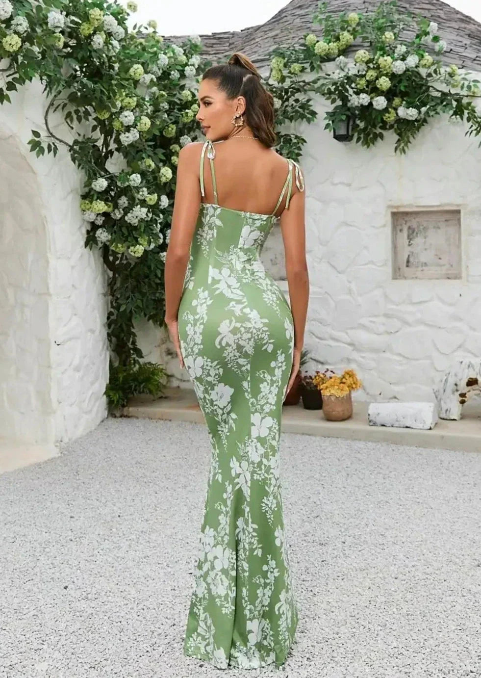 Robe Été Fleurs Dentelle Féminine