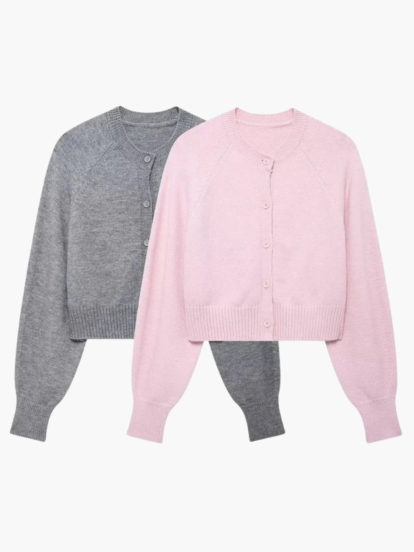 Cardigan Court Tricot Féminin