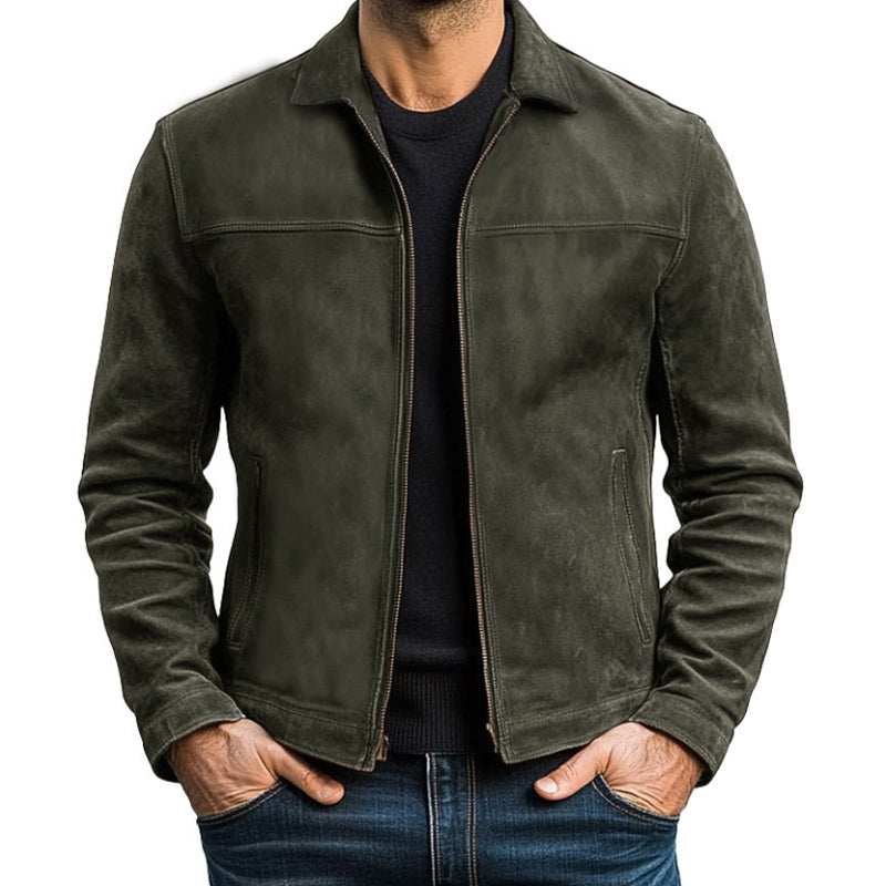 Veste féminine zippée avec poches latérales et manches longues