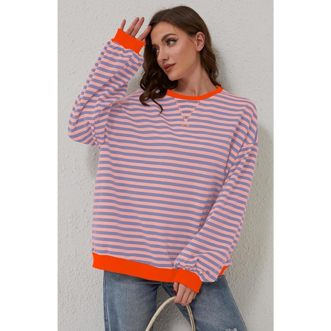 Sweat Rayé Doux et Confortable