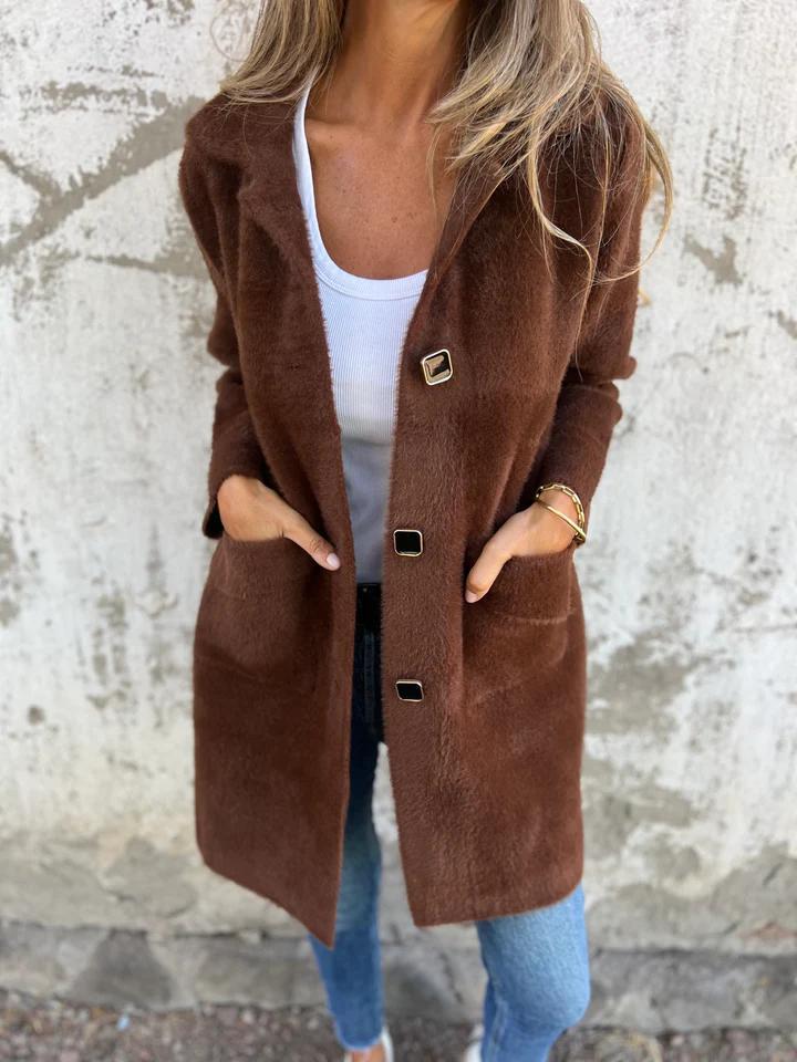 Manteau Femme Classique en Laine Douce et Chaud - PanierRoyale