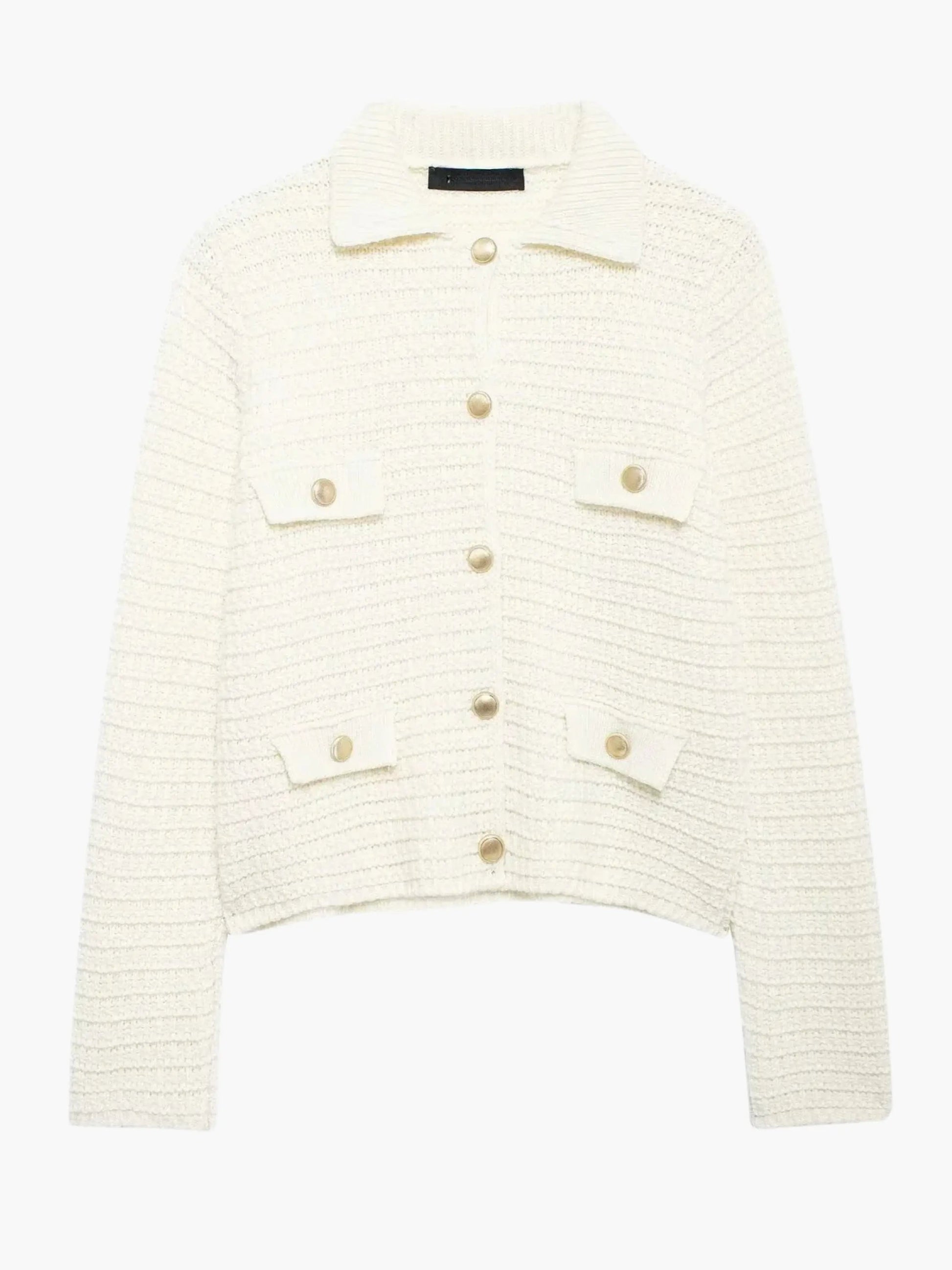 Cardigan Femme Tricoté Boutons Décontracté - BerlinGlamour