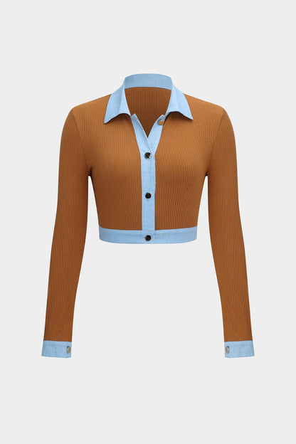 Costume Femme 2 Pièces Moderne Haut et Pantalon Large
