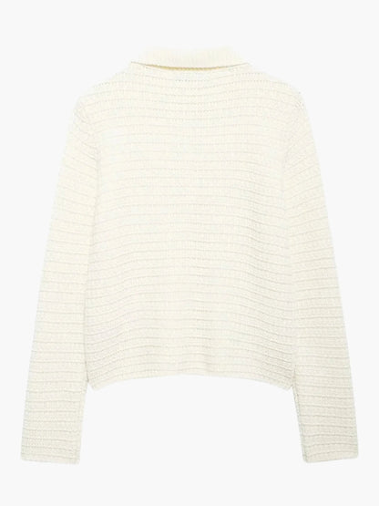 Cardigan Femme Tricoté Boutons Décontracté
