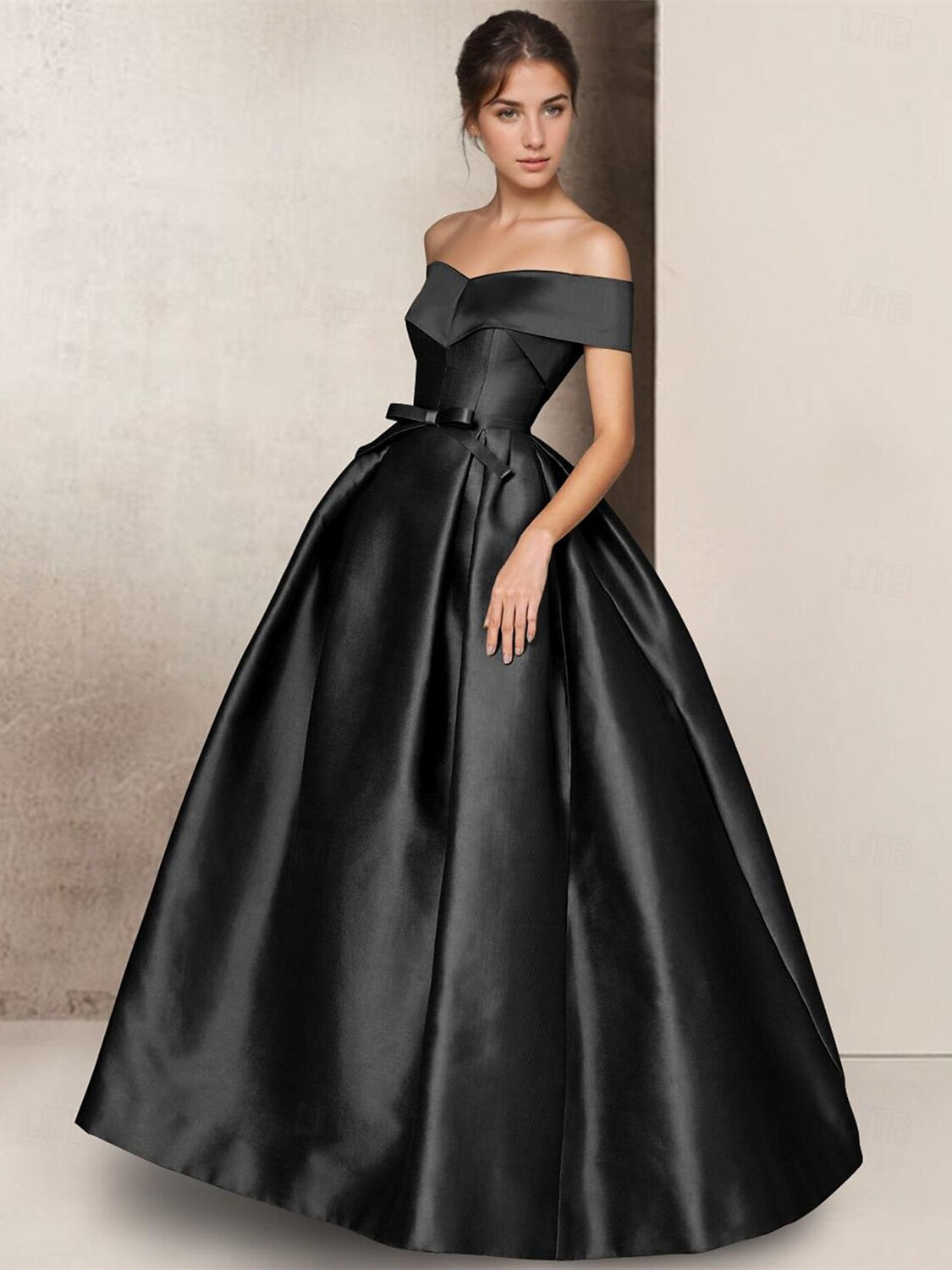 Robe de Soirée Longue Noire Femme Élégante et Chic - PanierRoyale