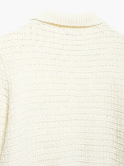Cardigan Femme Tricoté Boutons Décontracté