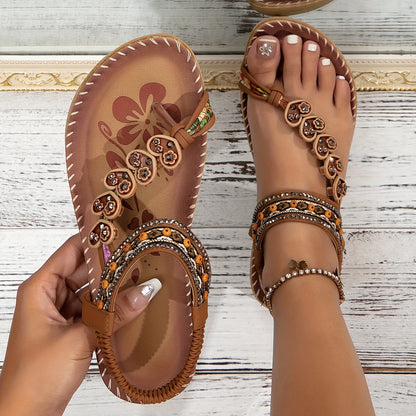 Sandales à Talons Hauts avec Lanières et Cœur Féminin