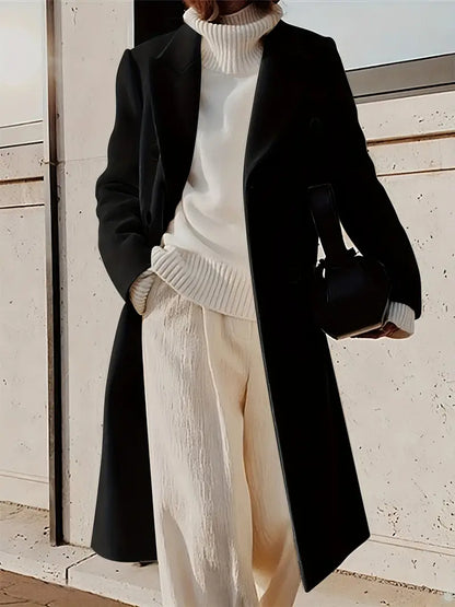 Manteau Femme Chic en Cachemire avec Capuchon