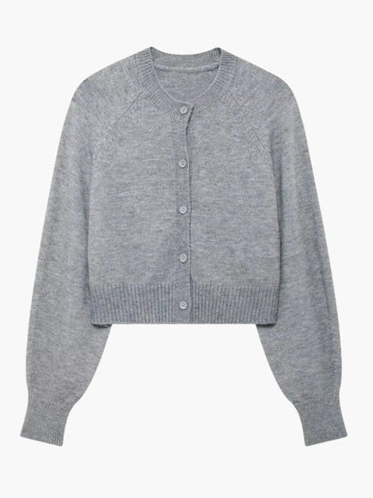 Cardigan Court Tricot Féminin