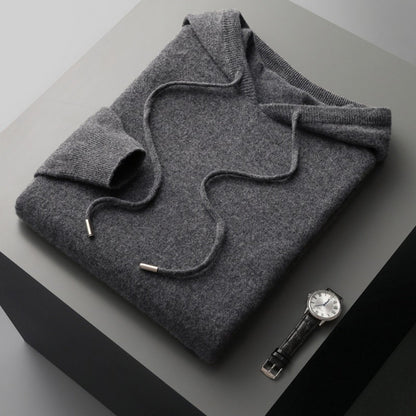 Pull à Capuche en Cachemire Doux pour Printemps