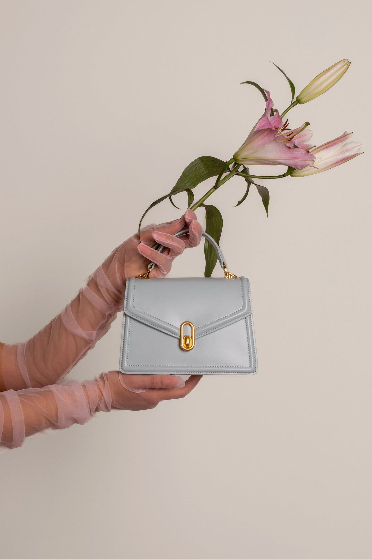 Sac à Main Femme Structuré avec Poignée et Fermeture Or