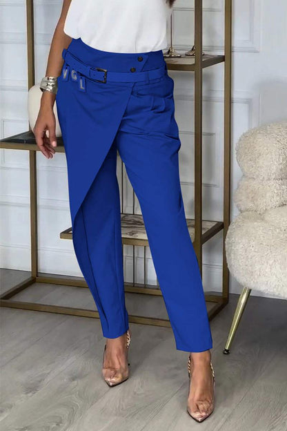 Pantalon Bureau Taille Élégante pour Femmes