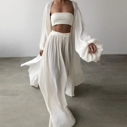Robe de soirée noire élégante avec manches longues