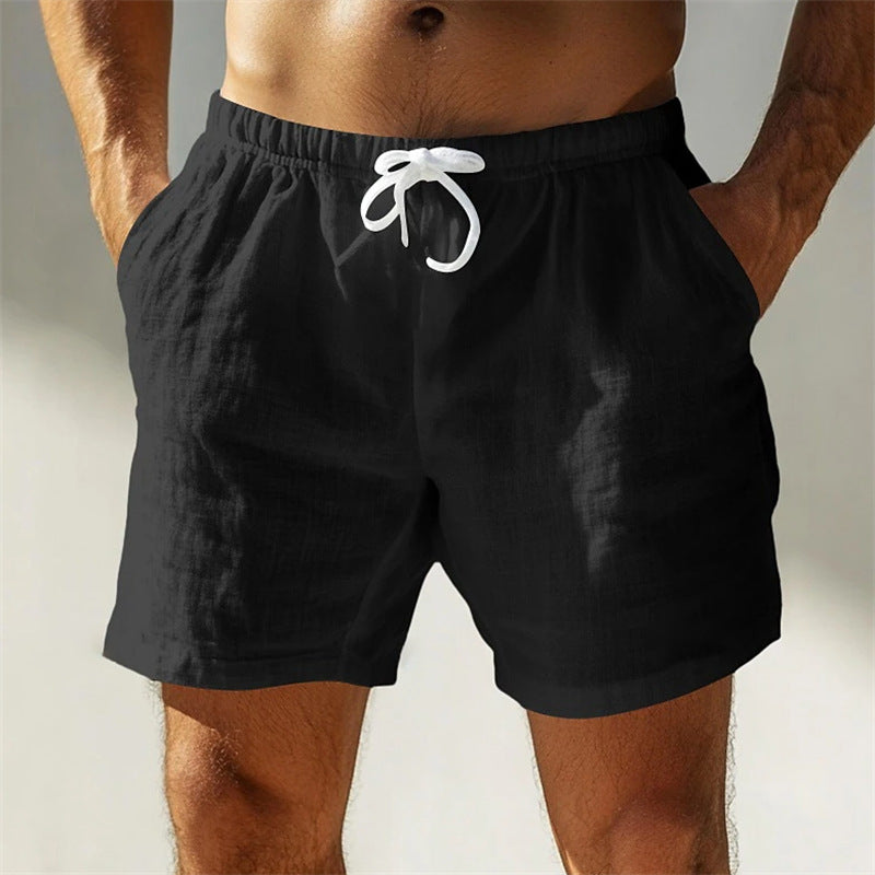 Short Homme Lin Coton Confortable pour Été - PanierRoyale