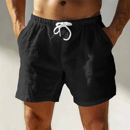 Short Homme Lin Coton Confortable pour Été - PanierRoyale