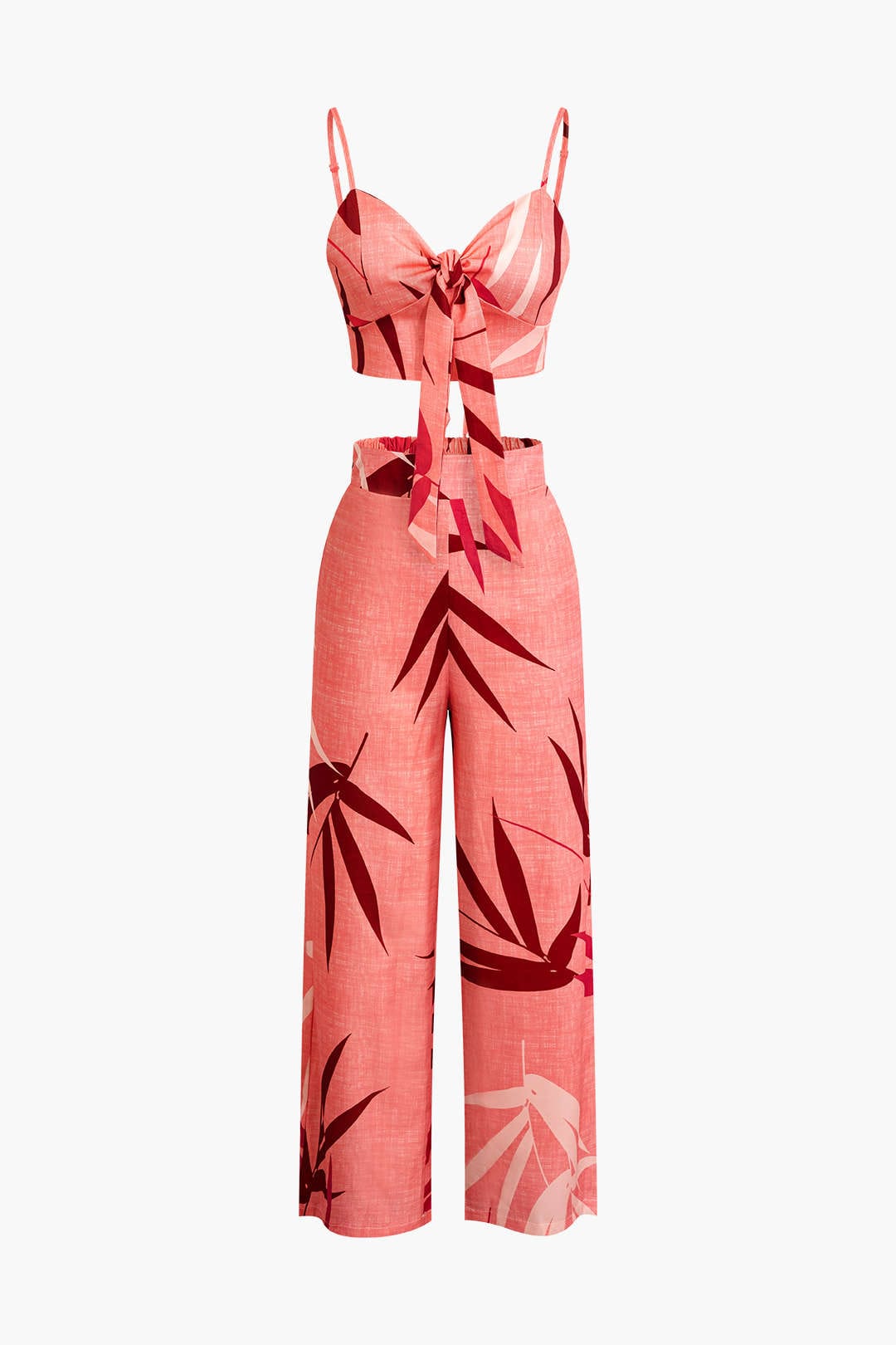 Ensemble Deux Pièces Top Nœud et Pantalon Bamboo