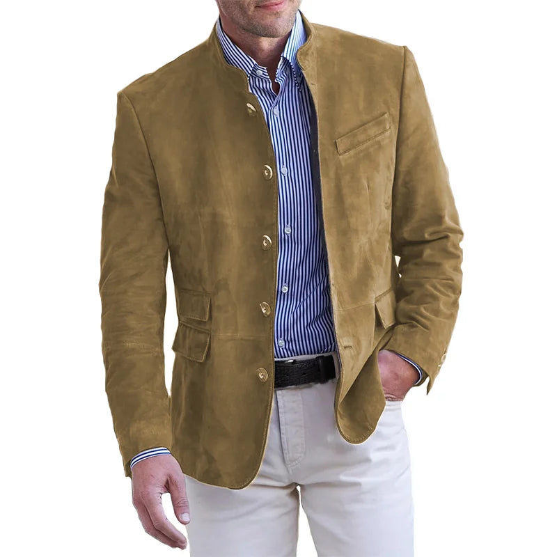 Veste Homme Classique en Coton pour Mi-Saison - PanierRoyale
