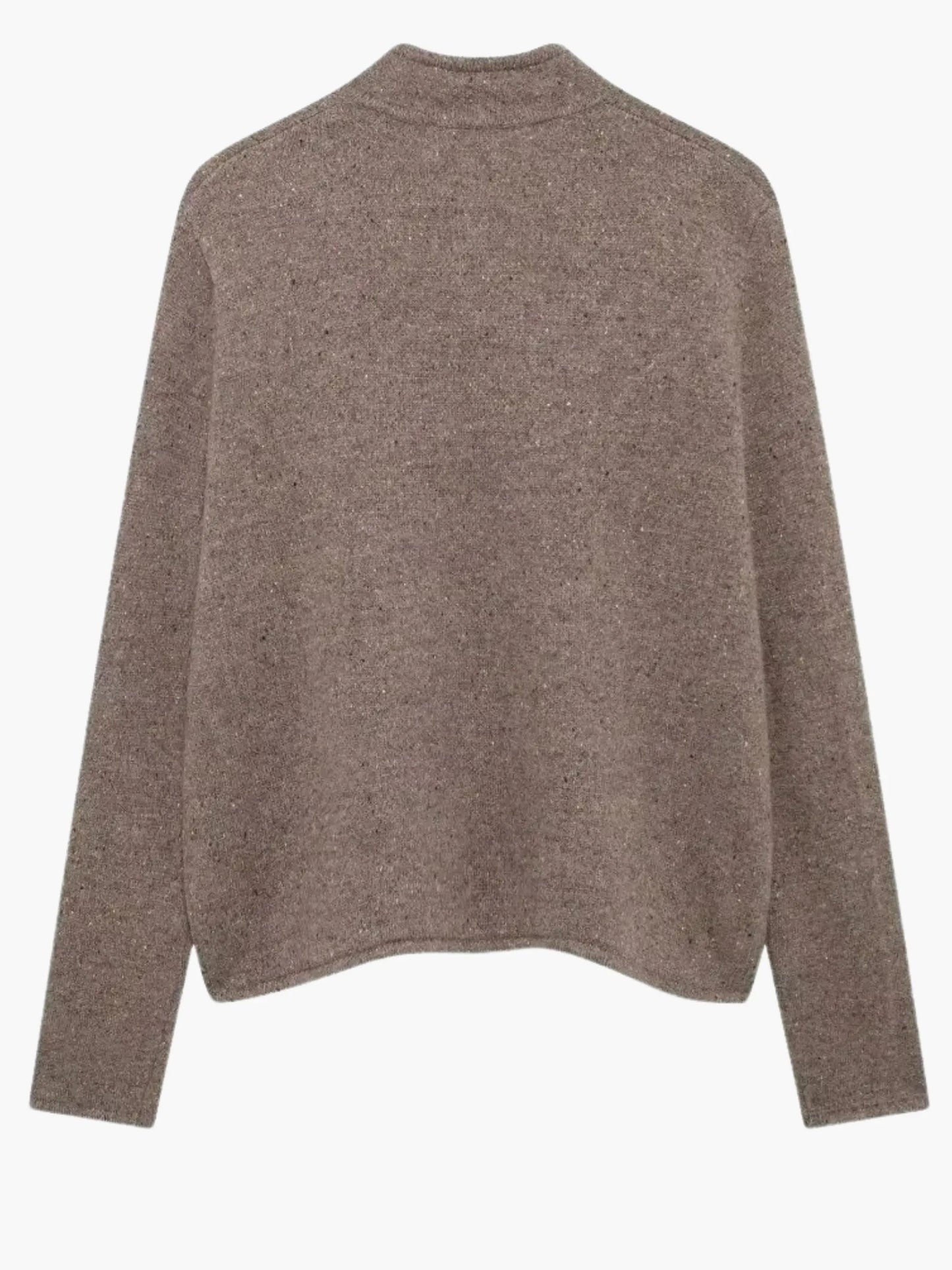 Cardigan Femme Décontracté à Col Montant