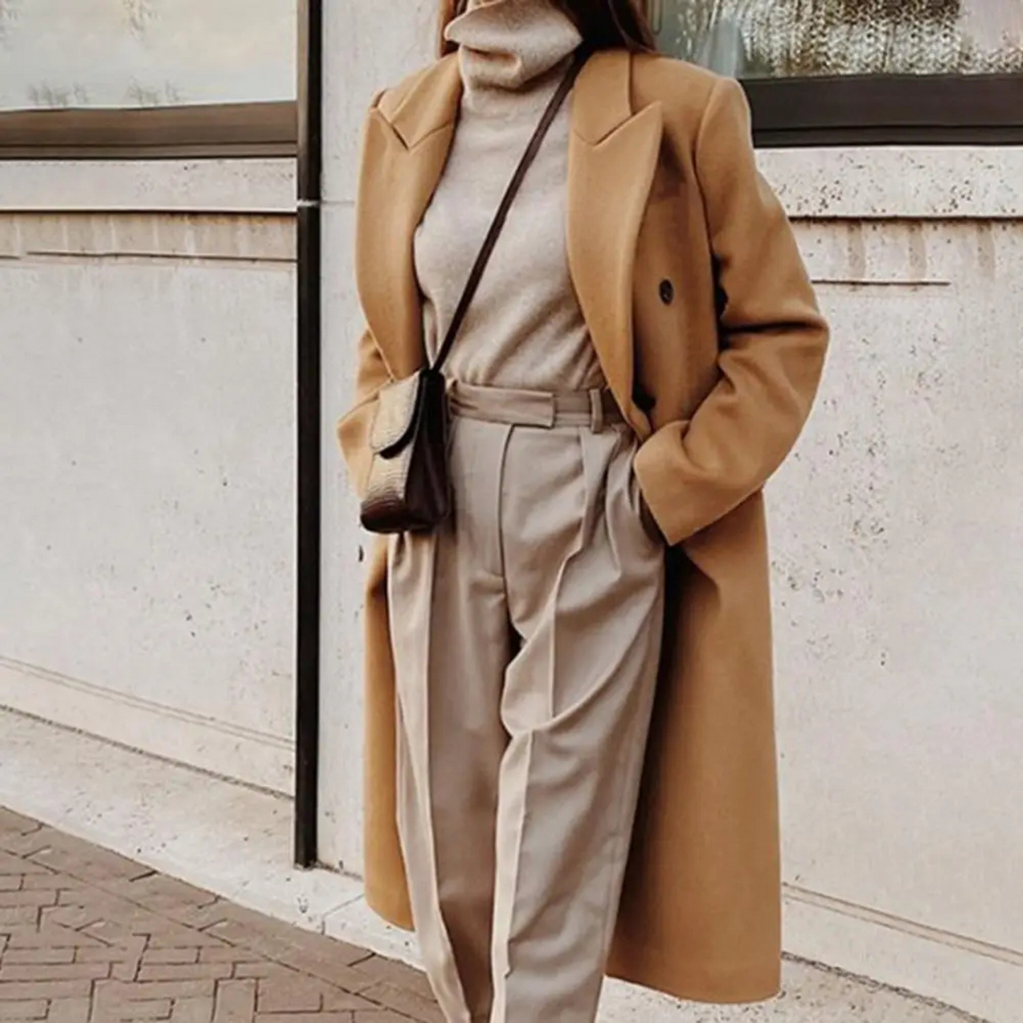 Manteau Femme en Laine Douce et Chic - PanierRoyale