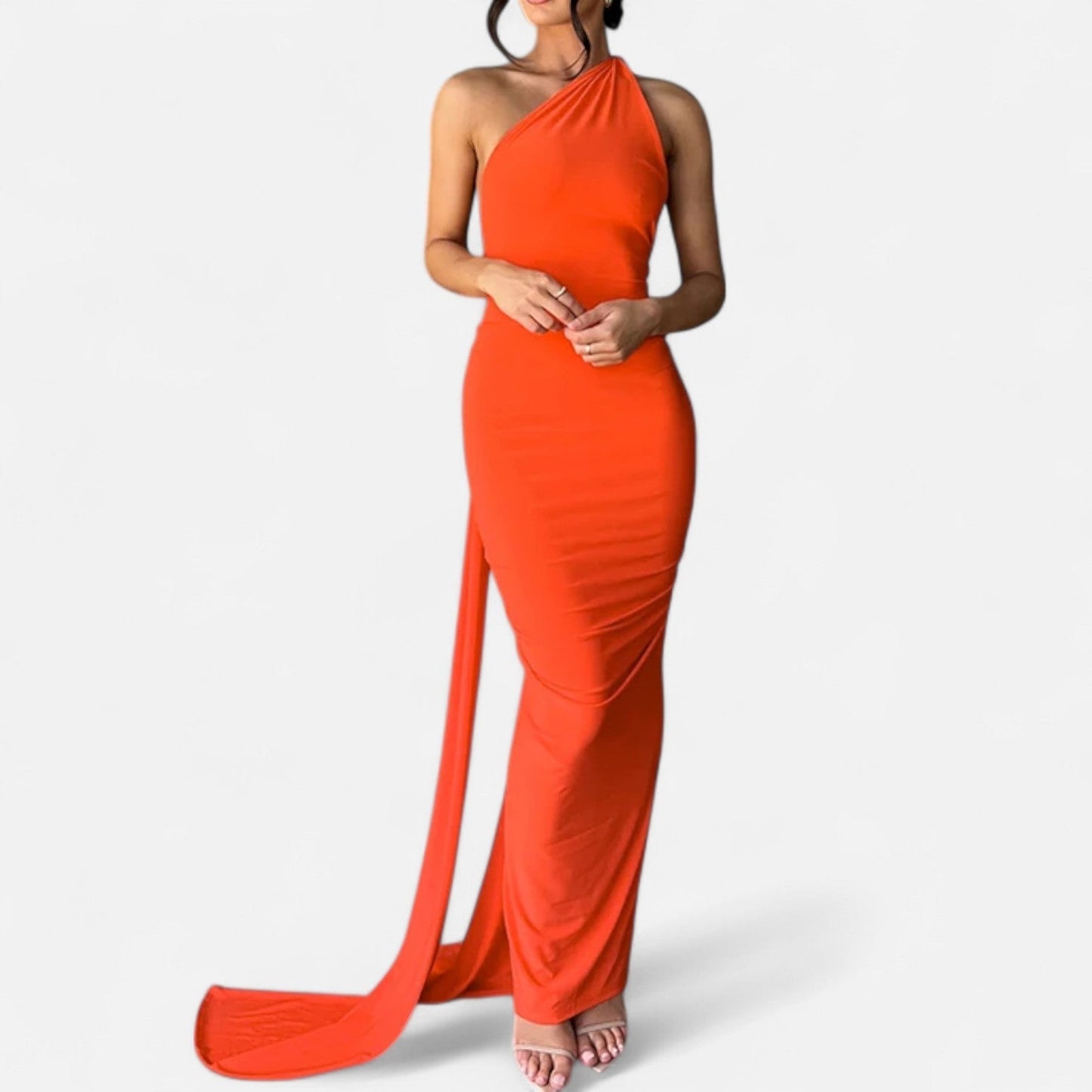 Robe femme maxi épaule dénudée tendance été