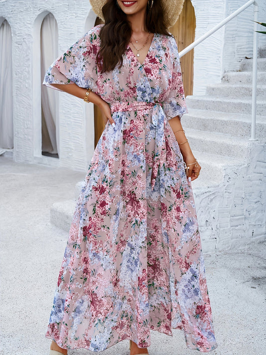 Robe Été Florale pour Femme : Idéale pour Soirée ou Fête d'Été - PanierRoyale