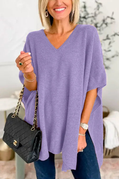 Poncho Femme Cachemire Doux et Léger