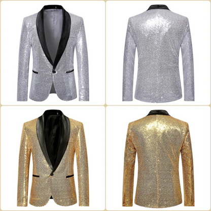 Blazer Formel Pour Homme Avec Paillettes | Fête