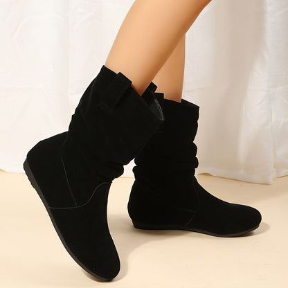 Bottes Femmes Hauts Talons Hiver Chic