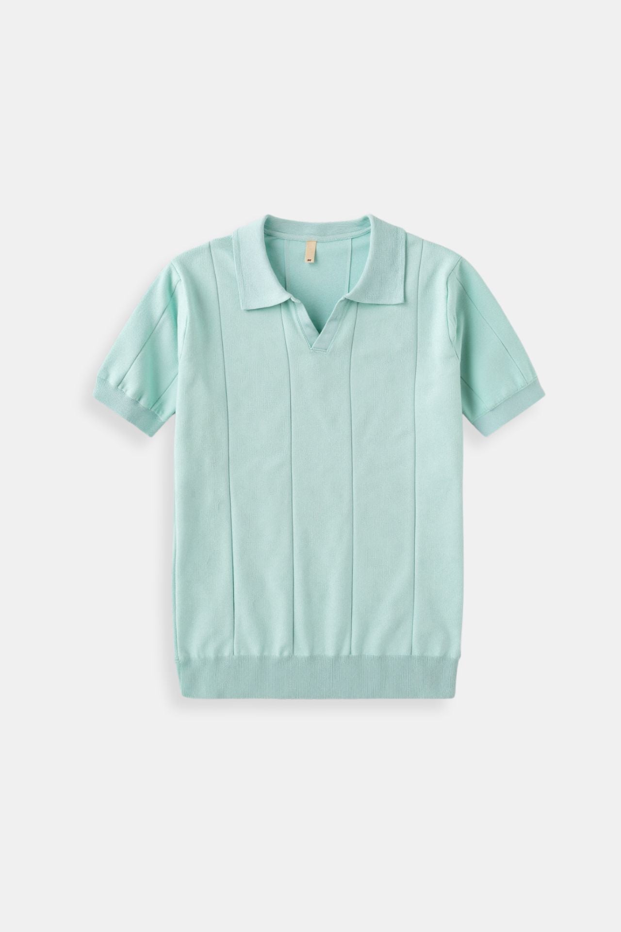 Chemise Polo Retro Vert Menthe - BerlinGlamour