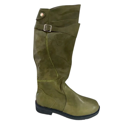 Bottes Moto Femmes Cuir Premium