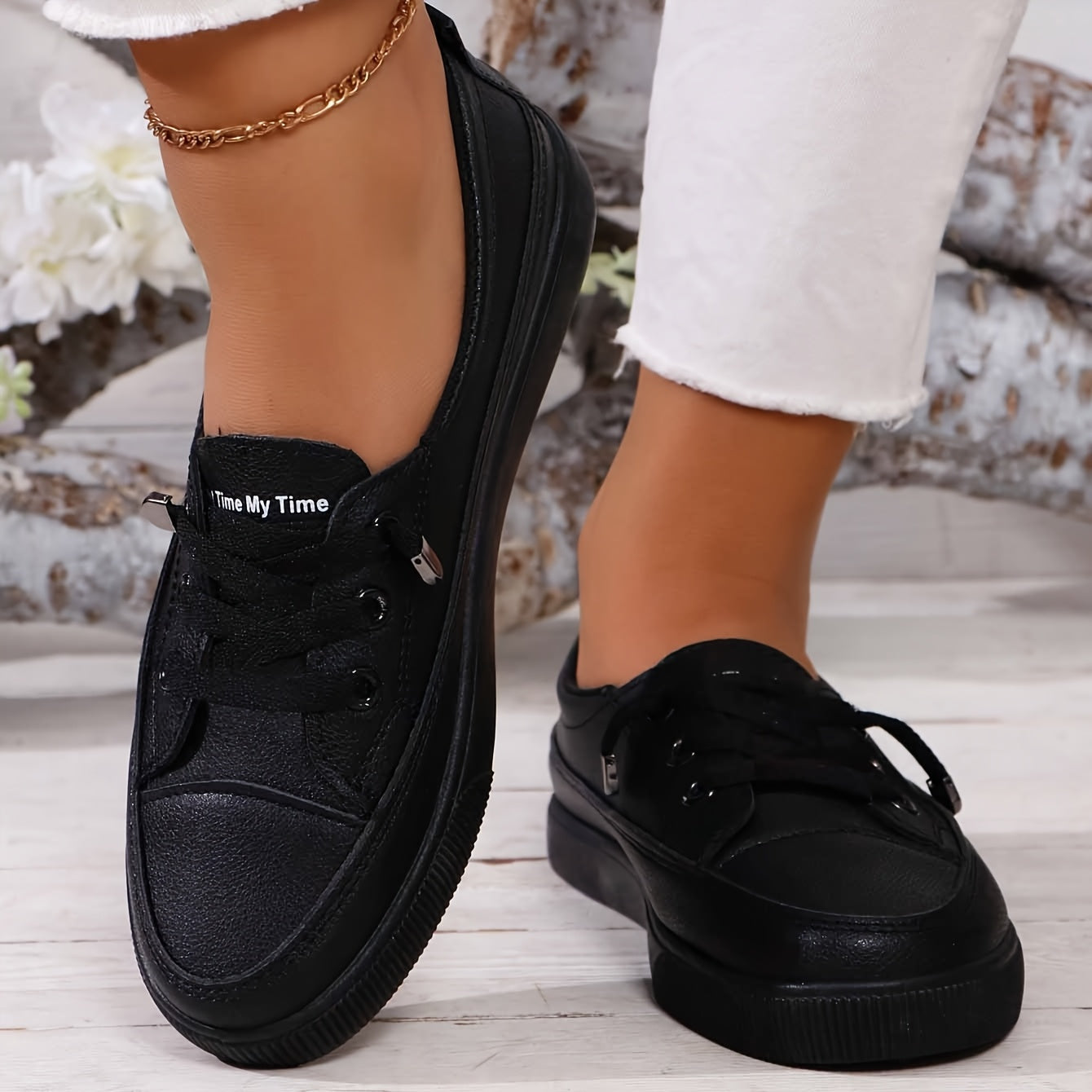 Chaussures Orthopédiques Femme Cuir Lacets Confortables