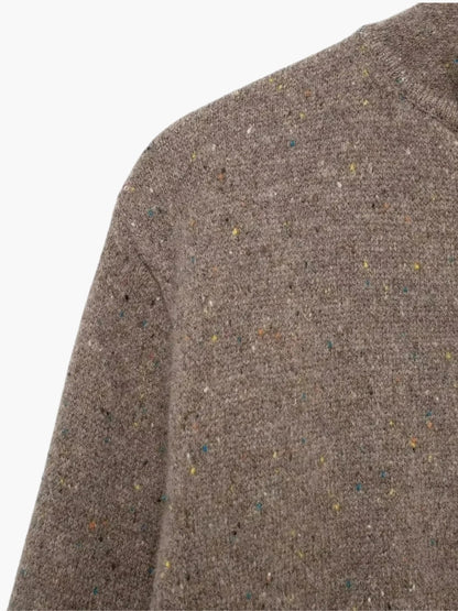 Cardigan Femme Décontracté à Col Montant