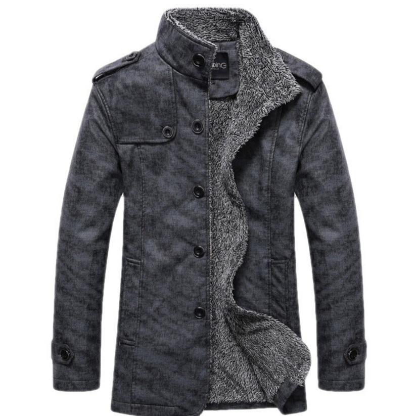 Blouson Hiver Doux et Confortable Fermeture Éclair - PanierRoyale