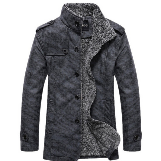 Blouson Hiver Doux et Confortable Fermeture Éclair - PanierRoyale