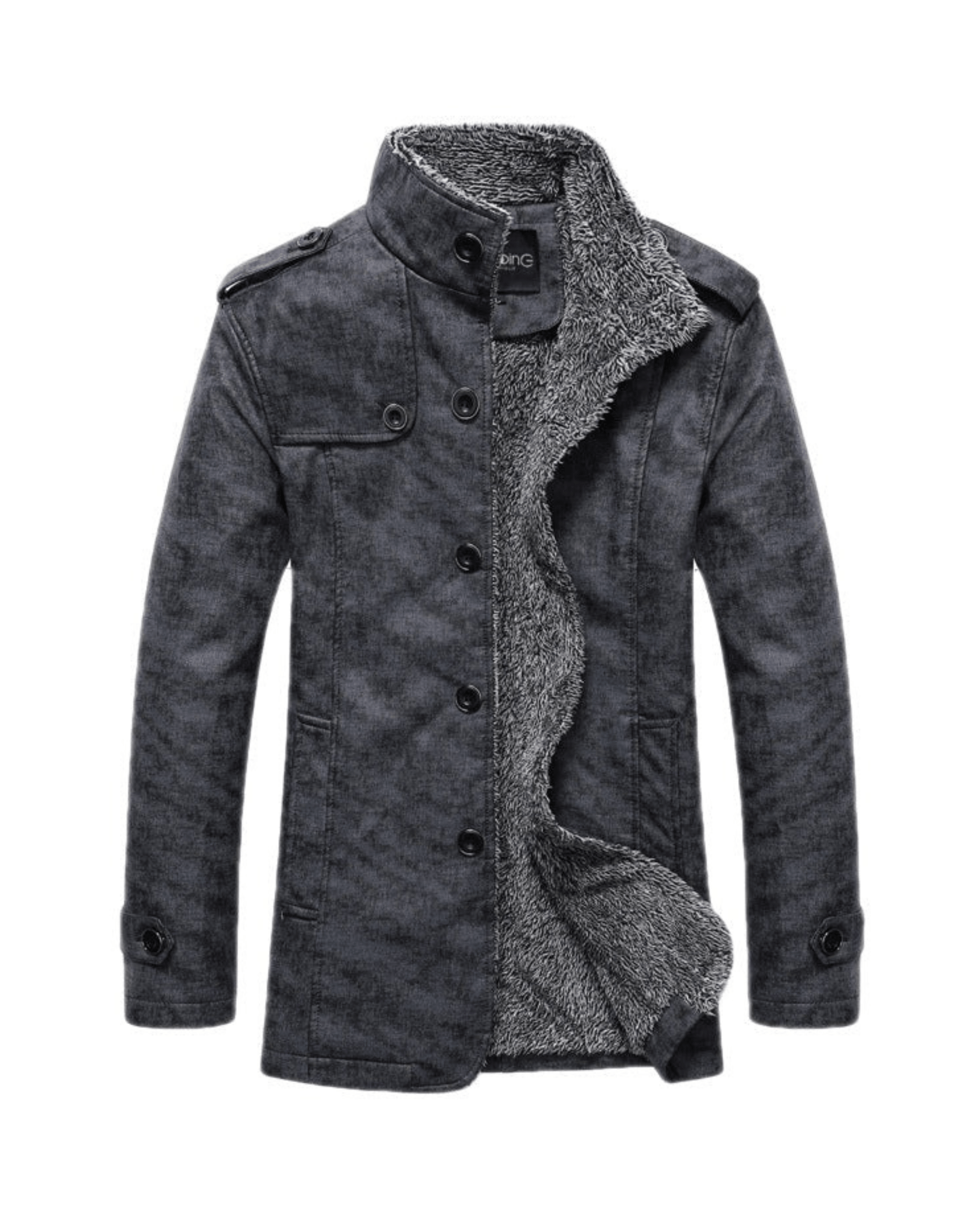 Veste Cuir Synthétique Homme Hiver Chaud - PanierRoyale