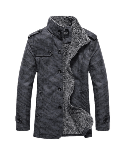 Veste Cuir Synthétique Homme Hiver Chaud - PanierRoyale
