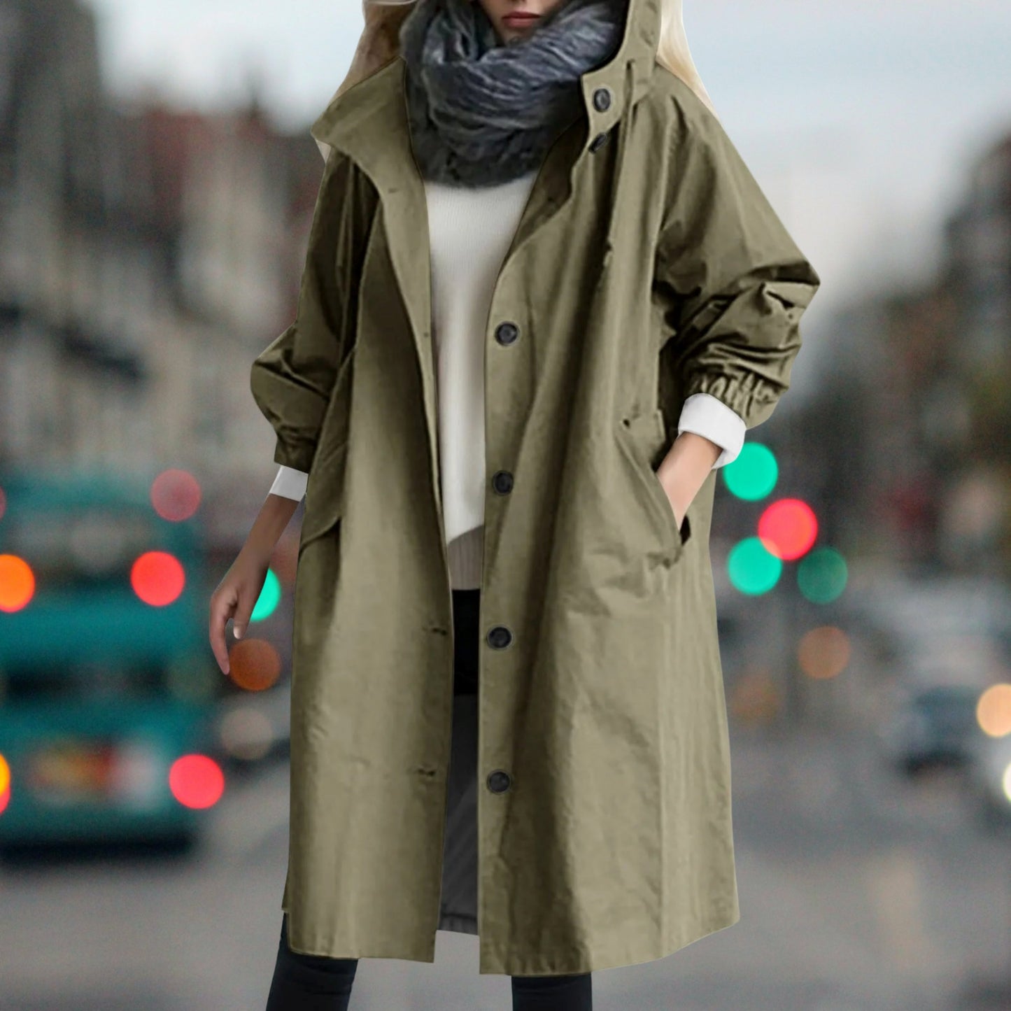 Manteau Femme Étanche avec Capuche - luxestyle