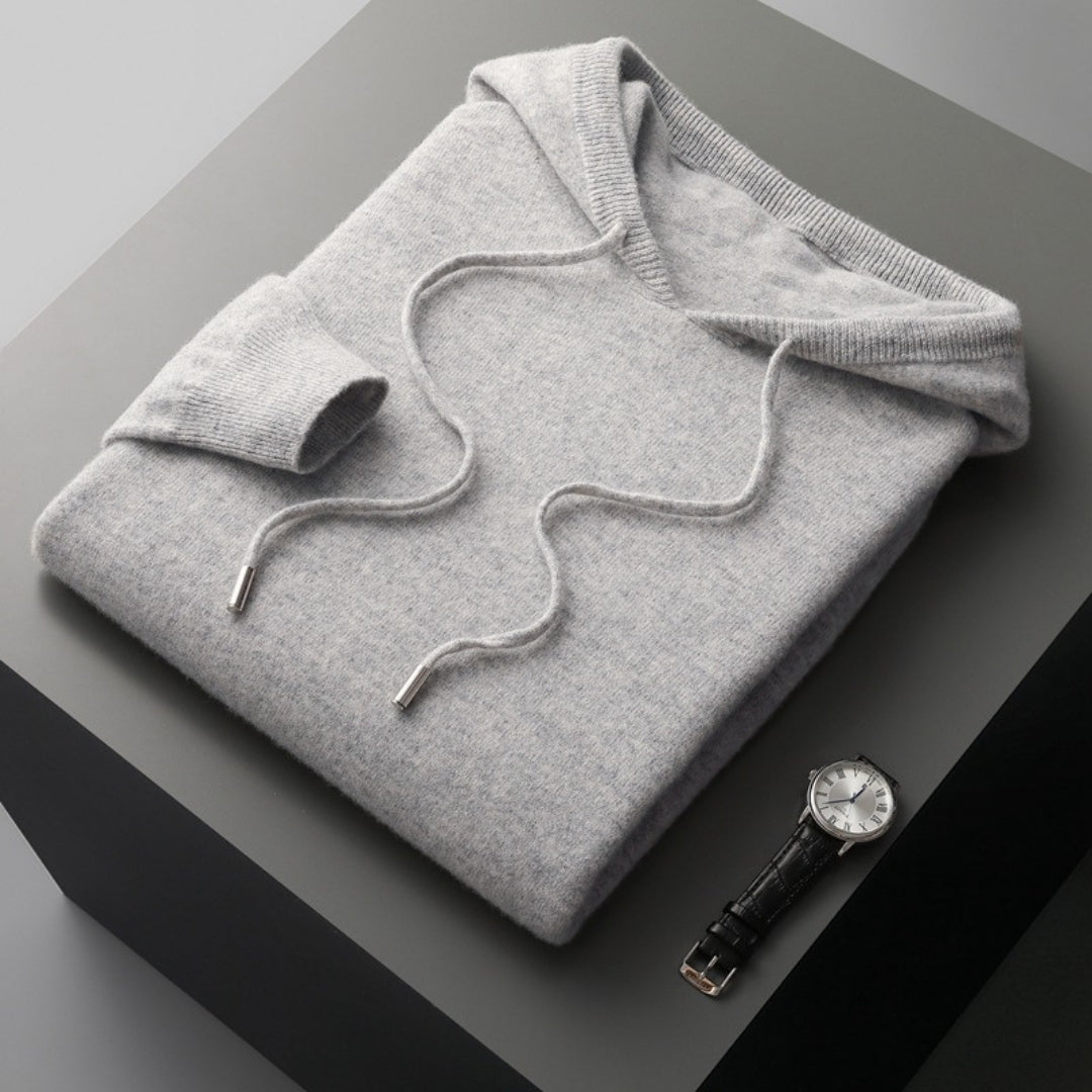 Pull à Capuche en Cachemire Doux pour Printemps