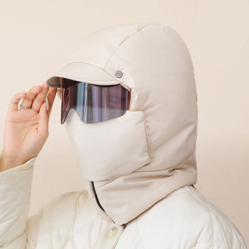 Masque Ski Neige avec Lunettes de Protection pour Homme