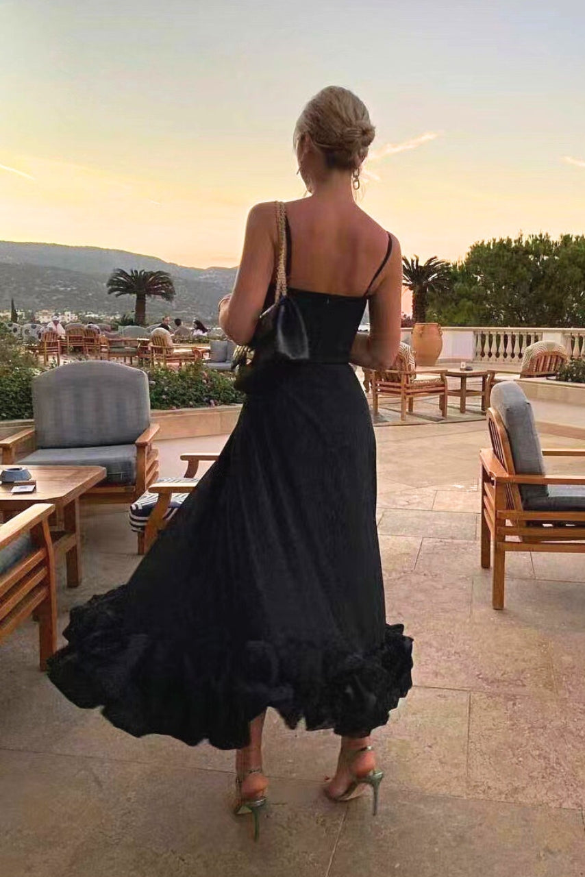 Robe de Mariage Élégante pour Femme avec Volants