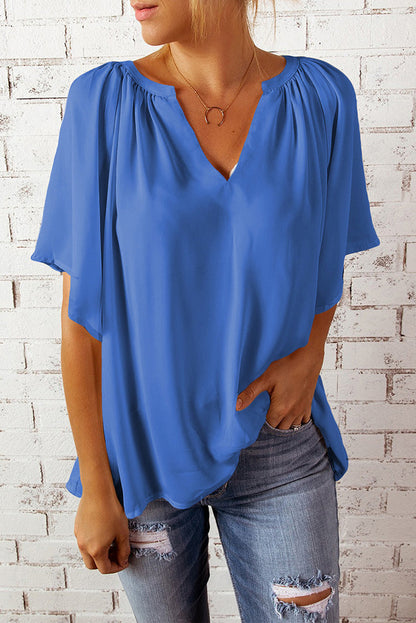 T-Shirt Femme Décontracté à Manches Courtes