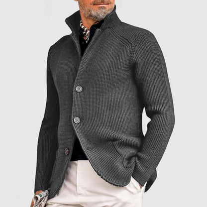 Veste Homme Laine Brune Élégante