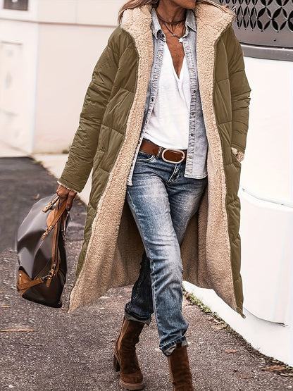 Manteau Femme Hiver Polaire Doublé et Chauffant