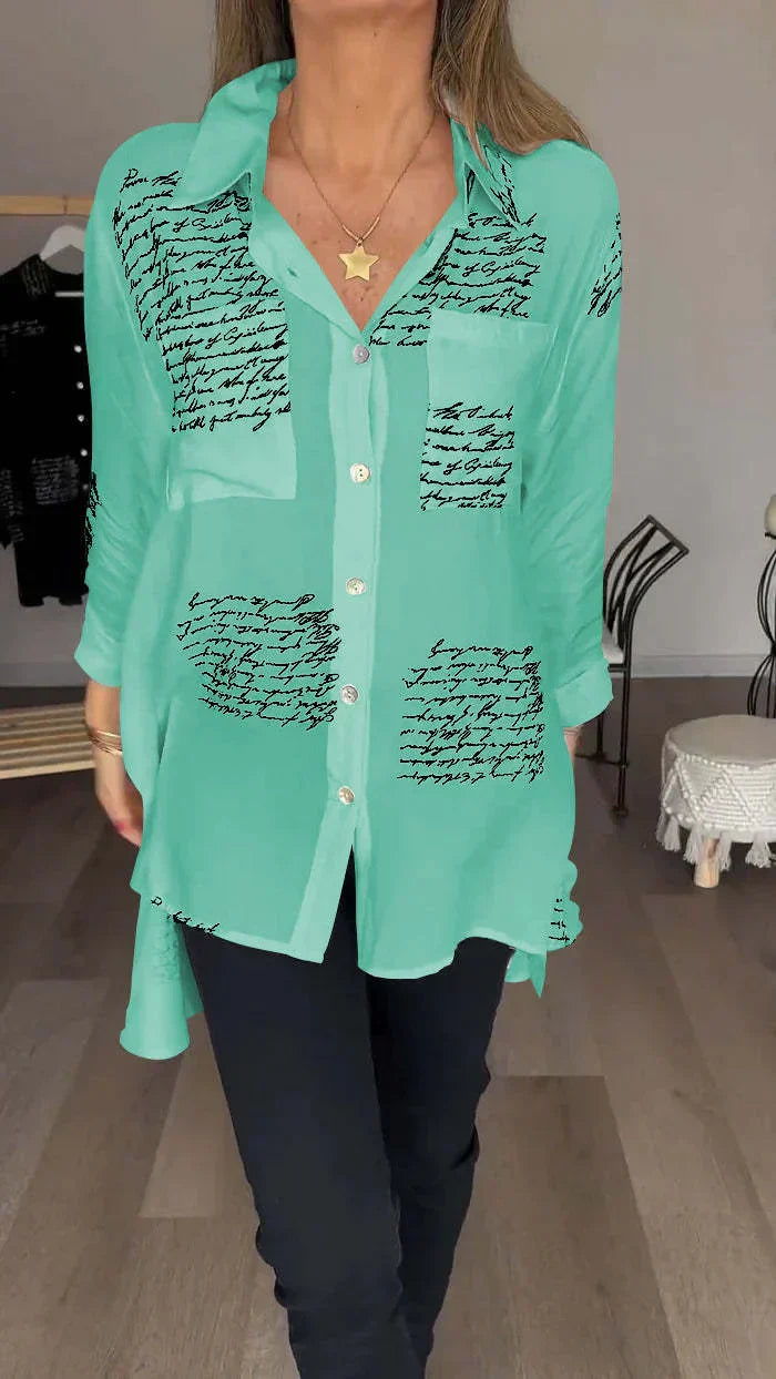 Chemisier femme coton léger manches courtes