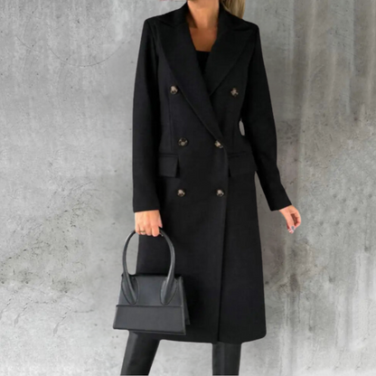 Trenchcoat Femme Long Double Boutonnage Élégant